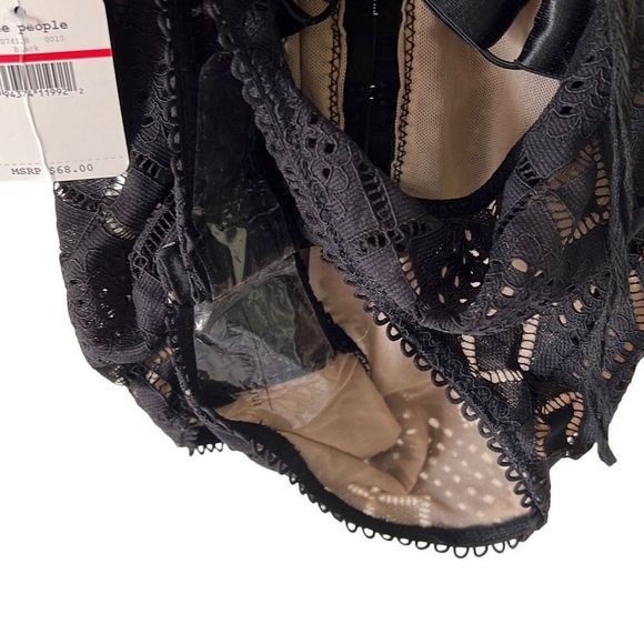 Free People Intimately Black Lace Bodysuit XS - Picture 5 of 6